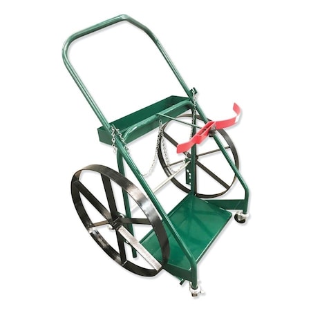 Anthony Carts Large Cart, 24in. Steel Wheels, Lnr, Chain, Band 224-3N1